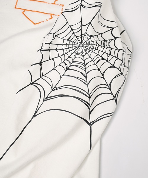 JIEDA(ジエダ)の「SPYDER LONG SLEEVE(Tシャツ/カットソー・メンズ・ホワイト/ブラック・2/1)」の13枚目の写真