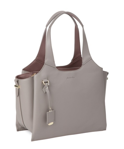 Jewelna Rose(ジュエルナローズ)の「アテナ トートバッグ A4サイズ 16322(トートバッグ・レディース・ブラック/ダークグレー/ライトグレー・FREE)」の2枚目の写真
