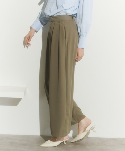 Olu.（オルドット）の「カラータックワイドパンツ（その他パンツ・レディース・ホワイト/ブラウン/イエロー/ベビーピンク・FREE）」の17枚目の写真