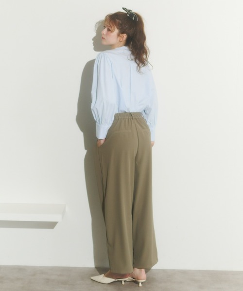 Olu.（オルドット）の「カラータックワイドパンツ（その他パンツ・レディース・ホワイト/ブラウン/イエロー/ベビーピンク・FREE）」の22枚目の写真