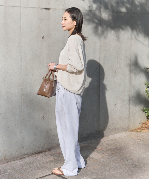 JOURNAL STANDARD(ジャーナルスタンダード)の「テープヤーンニュアンスVプルオーバー(ニット/セーター・レディース・アイボリー/レッド/ブラック系その他・FREE)」の15枚目の写真