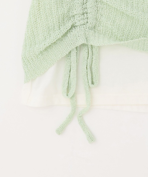 LOVETOXIC(ラブトキシック)の「【LTXC/アラエル】ロゴドロストシアーニットセット(アンサンブル・キッズ・エメラルド/アイボリー/ブラック・L:160cm/S:140cm/M:150cm/130cm)」の12枚目の写真