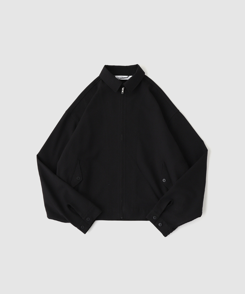 BAYCREW'S DEPO(ベイクルーズデポ)の「SandWaterr / サンドウォーター CRAFTED BLOUSON / RAYON MIX G(ブルゾン・メンズ・ブラック/ベージュ・2)」の1枚目の写真