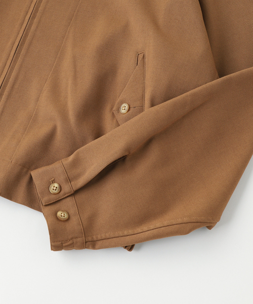 BAYCREW'S DEPO(ベイクルーズデポ)の「SandWaterr / サンドウォーター CRAFTED BLOUSON / RAYON MIX G(ブルゾン・メンズ・ブラック/ベージュ・2)」の4枚目の写真