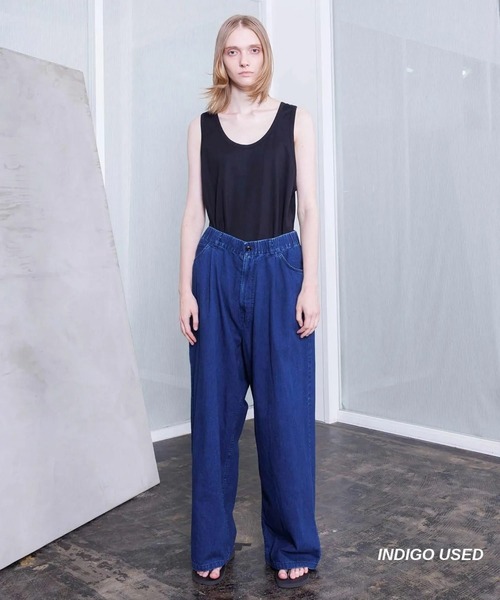 VOAAOV（ヴォアーブ）の「【VOAAOV】6oz DENIM 5-Pocket Easy Pants（デニムパンツ・メンズ・グレー/ブラック/ライトブルー/インディゴブルー・1/2/0）」の9枚目の写真