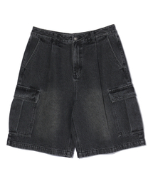 ANNOYED（アノイド）の「ワンタックカーゴバミューダショーツ BLACK (LP2DU394-076)（その他パンツ）」