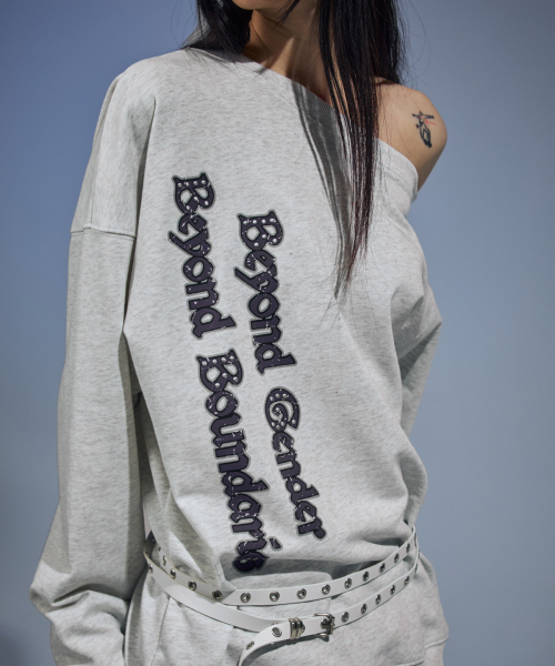 VETEZE（ベテゼ）の「BGBB Stud Point Off Shoulder MTM (Gray)（スウェット・レディース・その他・FREE）」の9枚目の写真