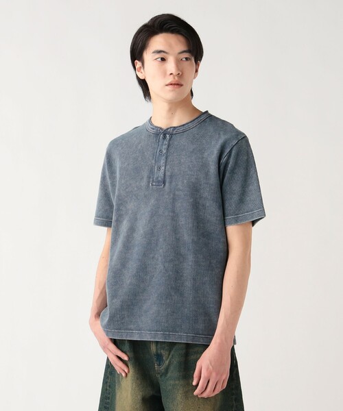 ドゥーズィエムクラス 22SS ワッフルTシャツ カットソー ヘンリーネック UNISEX】Sourcreamワッフルヘンリーネックトップス（Tシャツ