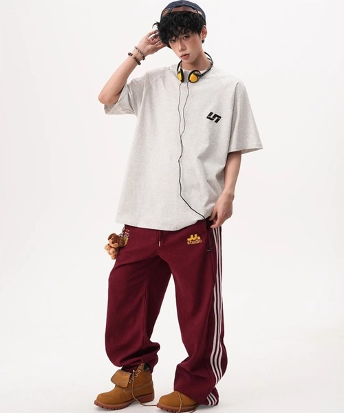 WESTBOY(ウエストボーイ)の「ユニセックス オーバーサイズ ウォッシュ ルーズシルエットTシャツ WO26S7TP02(Tシャツ/カットソー・メンズ・グレー/ライトグレー/ブラック・XL/M/L)」の22枚目の写真