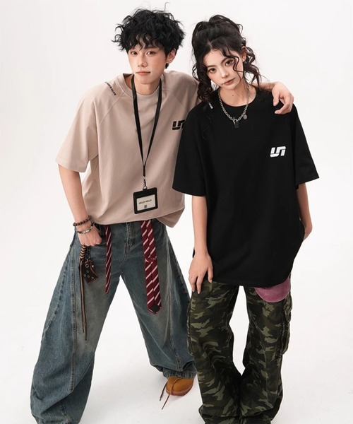 WESTBOY(ウエストボーイ)の「ユニセックス オーバーサイズ ウォッシュ ルーズシルエットTシャツ WO26S7TP02(Tシャツ/カットソー・メンズ・グレー/ライトグレー/ブラック・XL/M/L)」の16枚目の写真