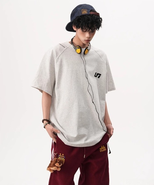 WESTBOY(ウエストボーイ)の「ユニセックス オーバーサイズ ウォッシュ ルーズシルエットTシャツ WO26S7TP02(Tシャツ/カットソー・メンズ・グレー/ライトグレー/ブラック・XL/M/L)」の5枚目の写真