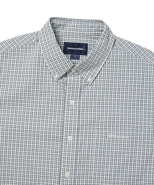thisisneverthat(ディスイズネバーザット)の「Lightweight Plaid Shirt(シャツ/ブラウス・メンズ・レッド/ベージュ/アイボリー・L/M/S/XL)」の4枚目の写真