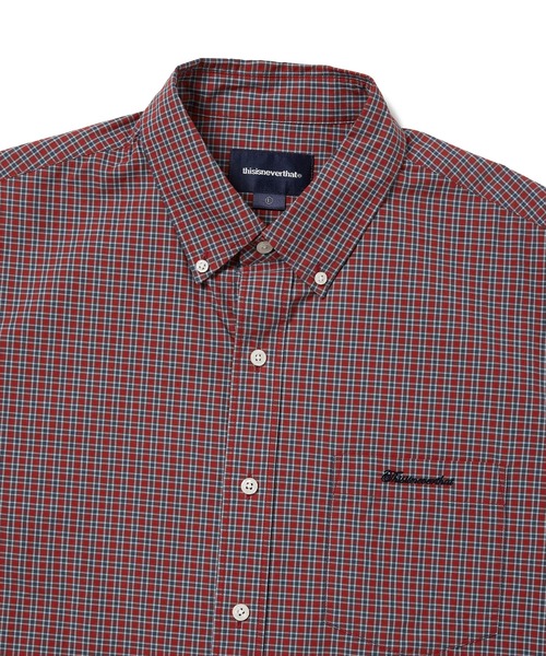 thisisneverthat(ディスイズネバーザット)の「Lightweight Plaid Shirt(シャツ/ブラウス・メンズ・レッド/ベージュ/アイボリー・L/M/S/XL)」の11枚目の写真