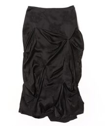 GANNI(�K�j�[)��Fluid Satin Jacquard Tuck Deta(�X�J�[�g)