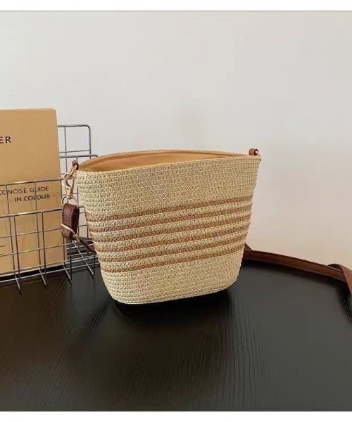 Ritzy（リッツィー）の「編み込み バケツ型ショルダーバッグ（ショルダーバッグ・レディース・ベージュ/ブラック・FREE）」の18枚目の写真
