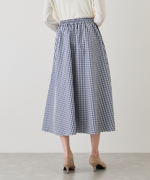 Jayro（ジャイロ）の「ギンガムチェックギャザースカート（スカート・レディース・ブルー系その他3/ブラック系その他・M）」の22枚目の写真