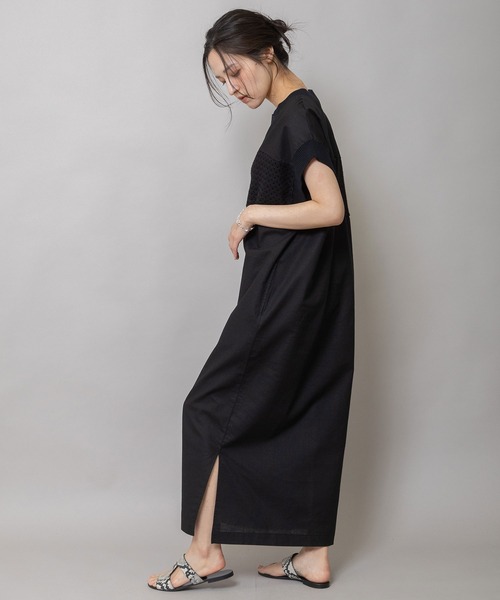 Munich(ミューニック)の「コットンリネンポプリン×ラッセルワンピース(ワンピース・レディース・ベージュ/ブラック/オリーブ・FREE)」の22枚目の写真