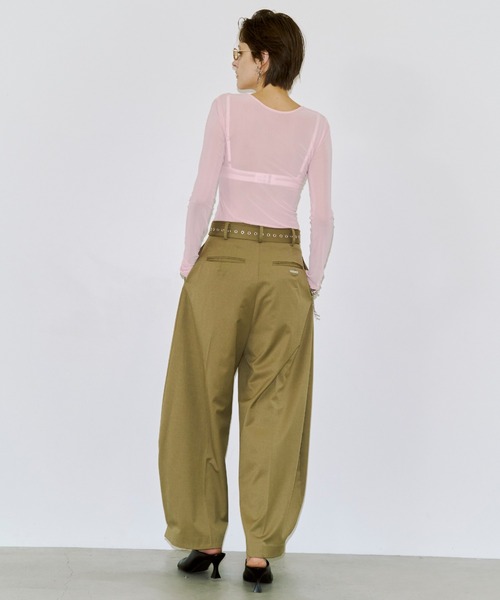 JOSE MOON（ジョゼムーン）の「OBLIQUE TOE SANDAL/オブリークトゥサンダル（サンダル・レディース・シルバー/ブラック・35/39/37）」の6枚目の写真