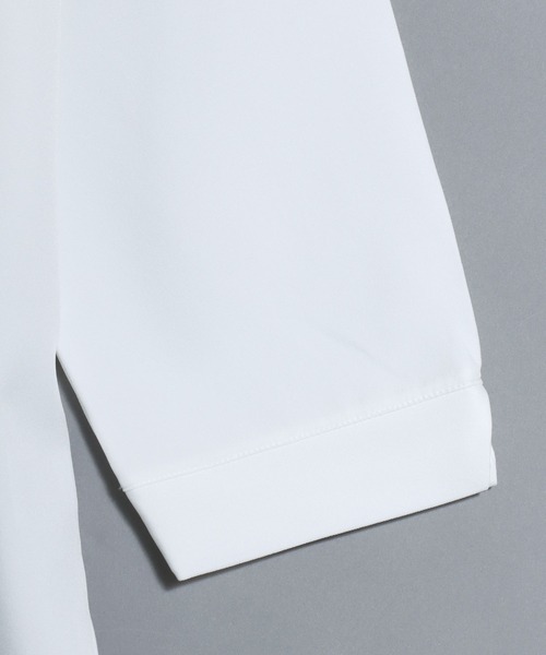 ANPAS（アンパス）の「Skipper-Neck 3/4 Sleeve Shirt / 七分袖スキッパーシャツ メンズ 春夏（シャツ/ブラウス・メンズ・ホワイト/ブラック/ブルー/テラコッタ・M/XL/L）」の11枚目の写真