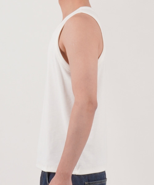 BUTTON SEOUL（ボタンソウル）の「エッセンシャルリップスリーブレス（ホワイト）（Tシャツ/カットソー・メンズ・その他・MEDIUM/LARGE/X-LARGE）」の7枚目の写真