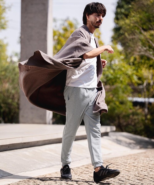 CAMBIO（カンビオ）の「mp14954-クローバー×ハートベロアパッチ裏毛スウェットパンツ(BP-BFS0115)（スウェットパンツ・メンズ・ネイビー/グレー/ブラック・S/M/L）」の8枚目の写真