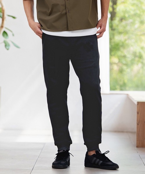 CAMBIO（カンビオ）の「mp14954-クローバー×ハートベロアパッチ裏毛スウェットパンツ(BP-BFS0115)（スウェットパンツ・メンズ・ネイビー/グレー/ブラック・S/M/L）」の9枚目の写真