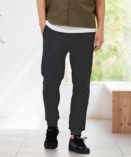 CAMBIO（カンビオ）の「mp14954-クローバー×ハートベロアパッチ裏毛スウェットパンツ(BP-BFS0115)（スウェットパンツ・メンズ・ネイビー/グレー/ブラック・S/M/L）」の10枚目の写真