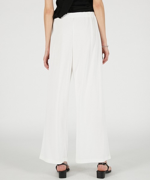 PRANK PROJECT（プランクプロジェクト）の「横向きレースワンピースパンツ / Slip Dress Layered Pants（その他パンツ・レディース・ホワイト/チャコールグレー・36/38）」の22枚目の写真