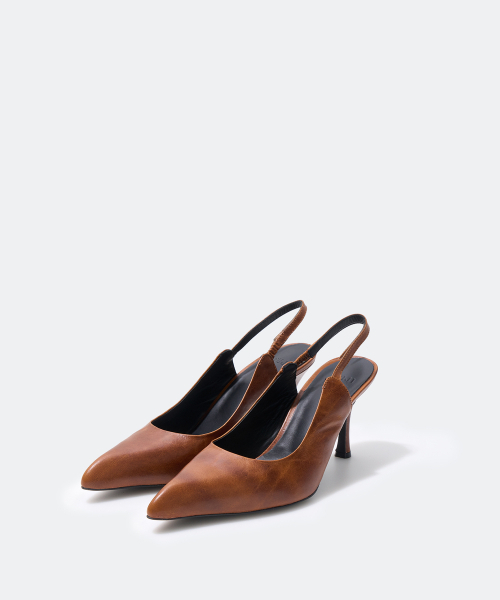 YUJI（ユジ）の「FINESSE SHOES BROWN（パンプス・レディース・ブラウン・23cm/23.5cm/24cm/24.5cm/25cm）」の8枚目の写真