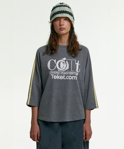 TEKET(テケット)の「CCTT 7 L/S Tee Melange Gray(Tシャツ/カットソー・レディース・その他・SMALL/MEDIUM/LARGE)」の1枚目の写真