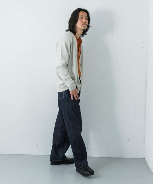 URBAN RESEARCH（アーバンリサーチ）の「SILK NOIL CARDIGAN（カーディガン/ボレロ・メンズ・ブラック/ホワイト系その他・MEDIUM/LARGE）」の13枚目の写真