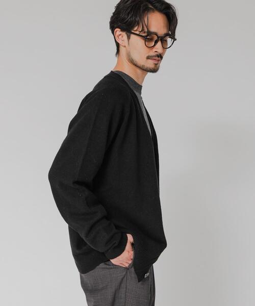 URBAN RESEARCH（アーバンリサーチ）の「SILK NOIL CARDIGAN（カーディガン/ボレロ・メンズ・ブラック/ホワイト系その他・MEDIUM/LARGE）」の18枚目の写真