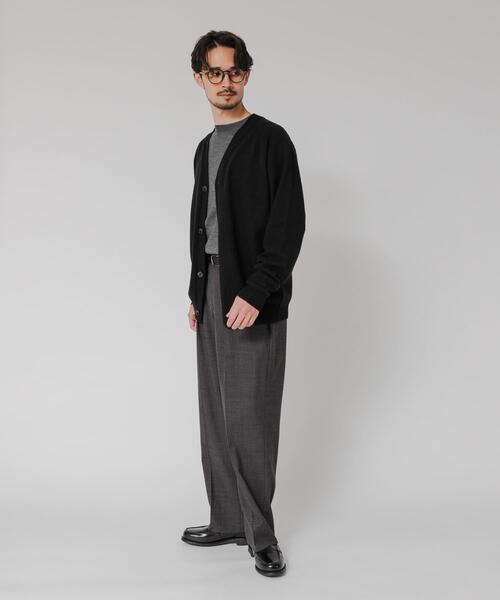 URBAN RESEARCH（アーバンリサーチ）の「SILK NOIL CARDIGAN（カーディガン/ボレロ・メンズ・ブラック/ホワイト系その他・MEDIUM/LARGE）」の21枚目の写真