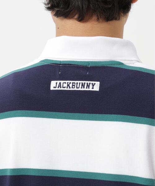 Jack Bunny!!(ジャックバニー)の「PE先染めボーダー半袖ポロシャツ(ポロシャツ・メンズ・イエロー/ネイビー・LARGE/MEDIUM/X-LARGE)」の15枚目の写真