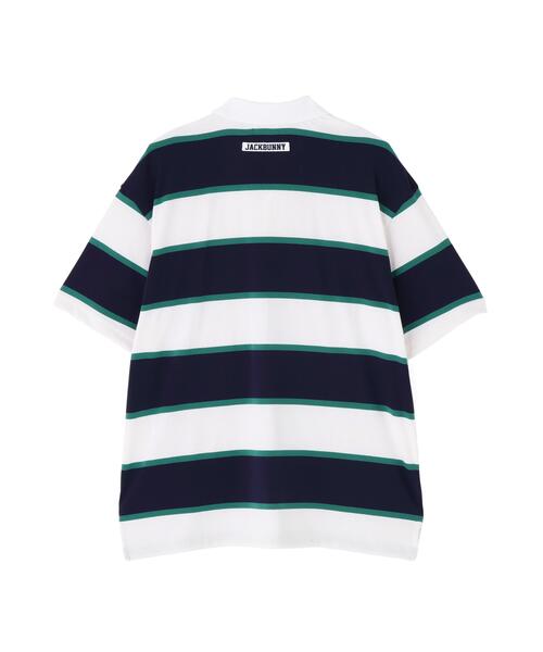 Jack Bunny!!(ジャックバニー)の「PE先染めボーダー半袖ポロシャツ(ポロシャツ・メンズ・イエロー/ネイビー・LARGE/MEDIUM/X-LARGE)」の17枚目の写真