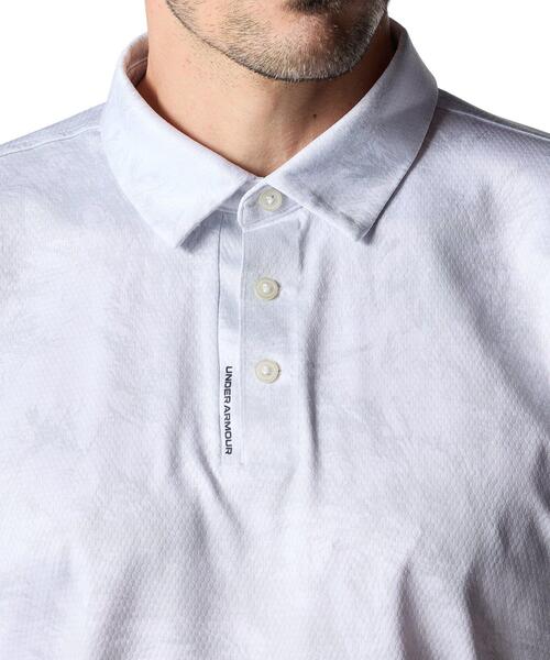 UNDER ARMOUR(アンダーアーマー)の「UAドライブ クール プロ プリント ポロ(ゴルフ/メンズ)(ポロシャツ・メンズ・ホワイト・XL/L/M/S/3XL/2XL)」の4枚目の写真