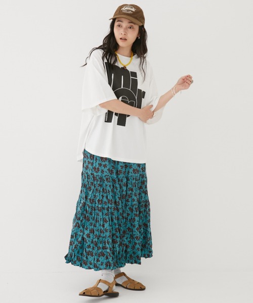 MIRROR STOKE（ミラーストーク）の「【ZOZO限定／追加】mirror TSHIRT/ミラーティーシャツ（Tシャツ/カットソー・レディース・チャコールグレー/オフホワイト・MEDIUM）」の22枚目の写真
