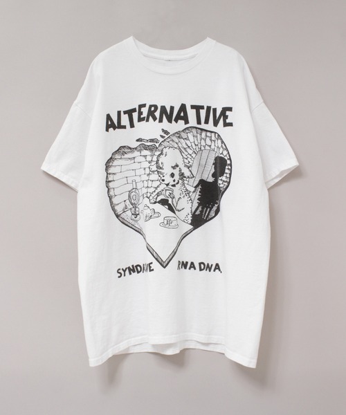 RNA(アールエヌエー)の「M2684 シーププリントTEE(Tシャツ/カットソー・レディース・イエロー/ピンク/ホワイト/ブラック・MEDIUM)」の6枚目の写真