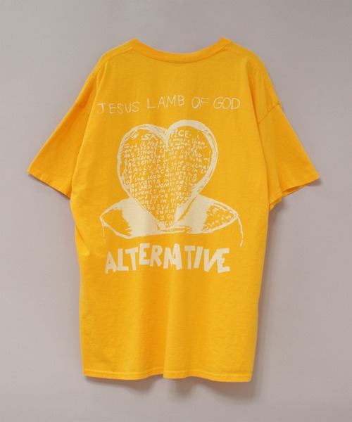 RNA(アールエヌエー)の「M2684 シーププリントTEE(Tシャツ/カットソー・レディース・イエロー/ピンク/ホワイト/ブラック・MEDIUM)」の15枚目の写真