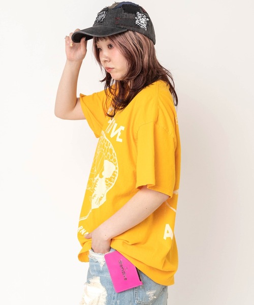 RNA(アールエヌエー)の「M2684 シーププリントTEE(Tシャツ/カットソー・レディース・イエロー/ピンク/ホワイト/ブラック・MEDIUM)」の12枚目の写真