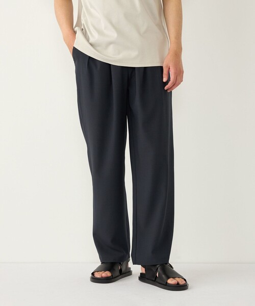 SHIPS Colors(シップス カラーズ)の「SHIPS Colors:〈吸水速乾・洗濯機可能〉2WAY ストレッチ ワイド パンツ◇(その他パンツ・メンズ・ライトグレー/ネイビー/ベージュ/ブルー/ブラック/ベージュ系/トップグレー/ダークブルー・MEDIUM/X-LARGE/LARGE)」の6枚目の写真