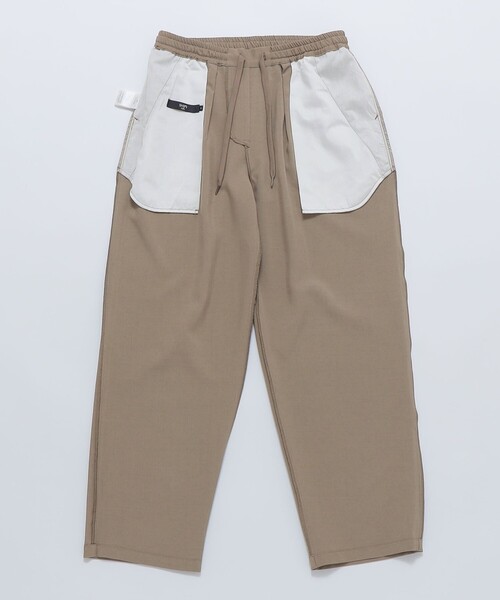 SHIPS Colors(シップス カラーズ)の「SHIPS Colors:〈吸水速乾・洗濯機可能〉2WAY ストレッチ ワイド パンツ◇(その他パンツ・メンズ・ライトグレー/ネイビー/ベージュ/ブルー/ブラック/ベージュ系/トップグレー/ダークブルー・MEDIUM/X-LARGE/LARGE)」の10枚目の写真