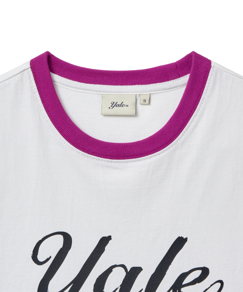 YALE（イェール）の「ウィメンズパピリボンリンガーTシャツ_パープル（Tシャツ/カットソー・レディース・その他・SMALL/MEDIUM/LARGE）」の3枚目の写真
