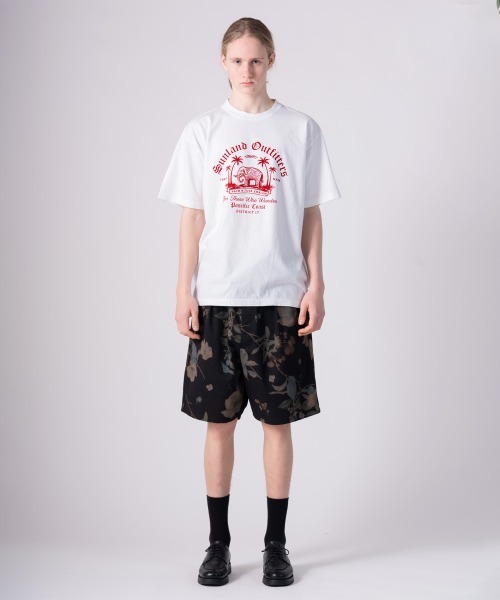 rehacer(レアセル)の「rehacer TEE : Sun Land TEE / サンランド T-shirt(Tシャツ/カットソー・メンズ・スミクロ/ピンク/ホワイト・X-LARGE/LARGE/MEDIUM/SMALL)」の14枚目の写真