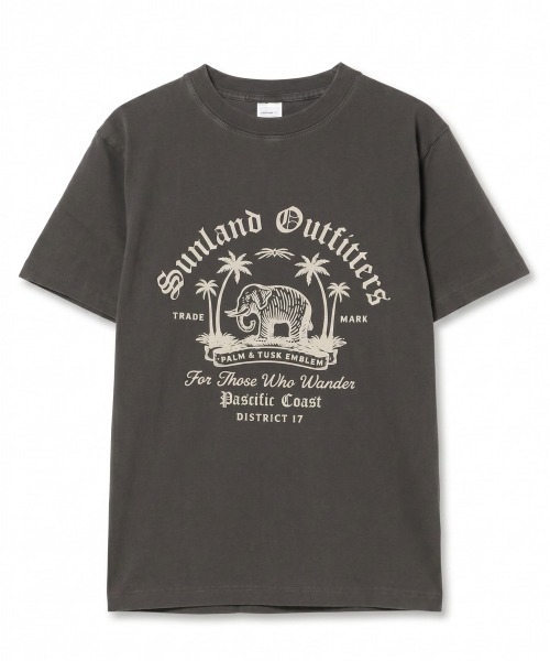 rehacer(レアセル)の「rehacer TEE : Sun Land TEE / サンランド T-shirt(Tシャツ/カットソー・メンズ・スミクロ/ピンク/ホワイト・X-LARGE/LARGE/MEDIUM/SMALL)」の10枚目の写真