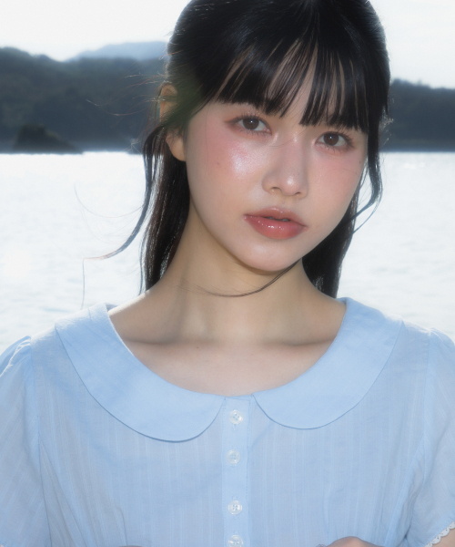 ROSEFRANTZ（ロゼフランツ）の「Round Collar Short Sleeve Blouse [Sky Blue]（シャツ/ブラウス・レディース・スカイブルー・SMALL/MEDIUM）」の10枚目の写真