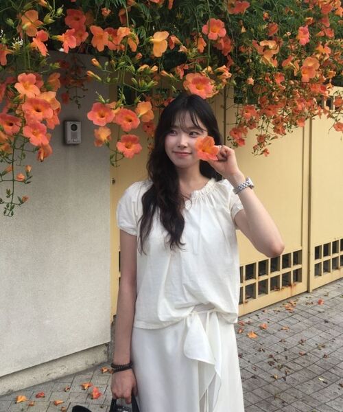 JULIAPEPE(ジュリアペペ)の「Amy Shirring Puff Blouse (Black)(シャツ/ブラウス・レディース・その他・FREE)」の5枚目の写真