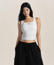 W SYMBOL B ESSENTIAL SLEEVELESS [WHITE]