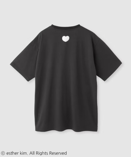 Mac-House(マックハウス)の「Esther Bunny エスターバニー ラバー×発泡プリント 半袖Tシャツ(Tシャツ/カットソー・レディース・グレー/パープル/ピンク・L/M)」の4枚目の写真