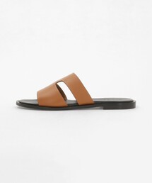 UNITED ARROWS 定価25300円 上質天然本革 スエード サンダル 別注】＜L/UCCA＞ GRAIN LEATHER CROSS SANDAL/グレインレザー クロス